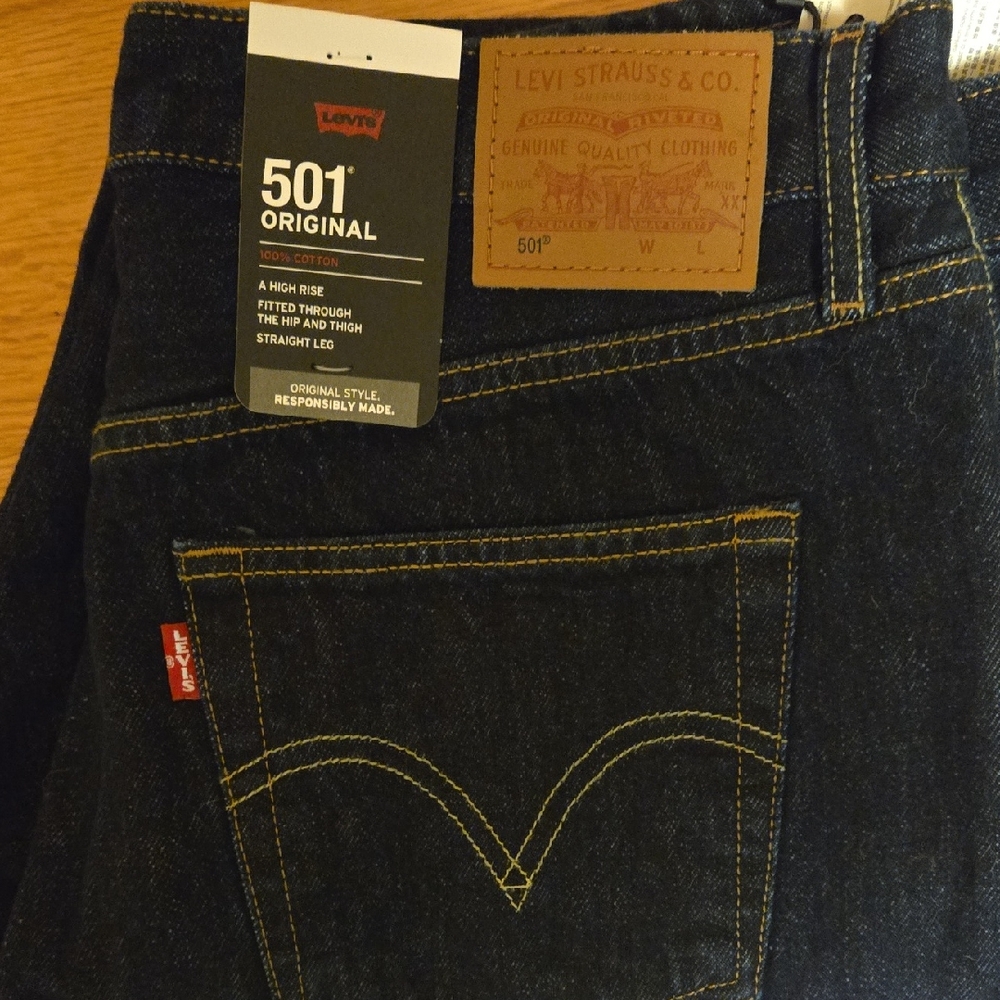 Levi's Women's 501 Original Dark Blue Jeans